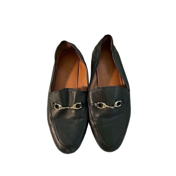 Coach Leather Haley Loafer in Black - Picture 2 of 14